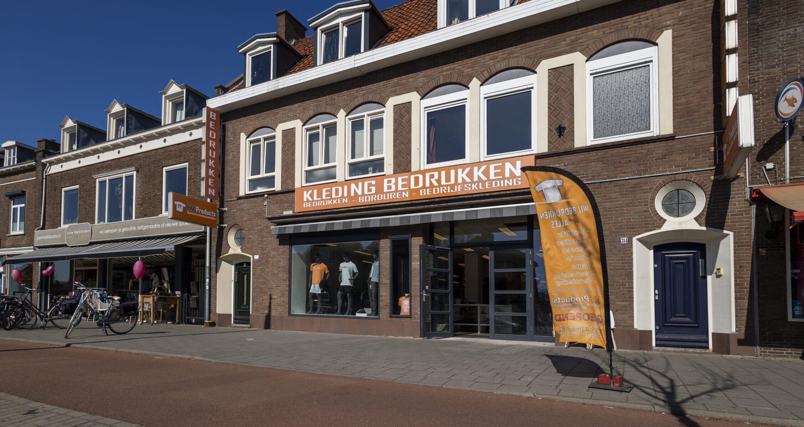 De winkel van HV Products aan de Haaksbergerstraat in Enschede